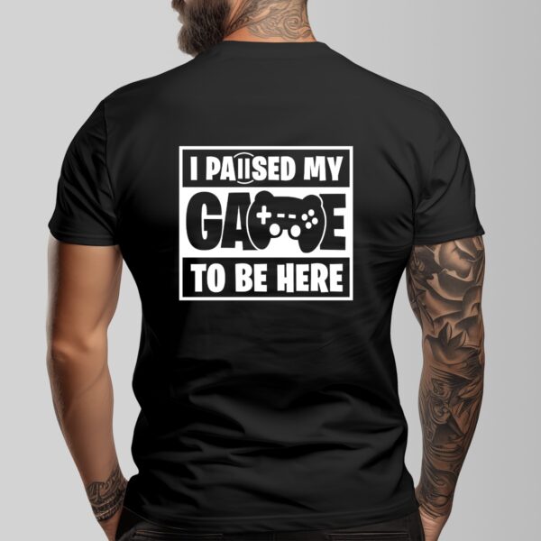 CrazyStreetwear Eat Sleep Game Repeat Unisex Short Sleeve T-Shirt - 100% Cotton, 180GSM, DTF Print - Image 2