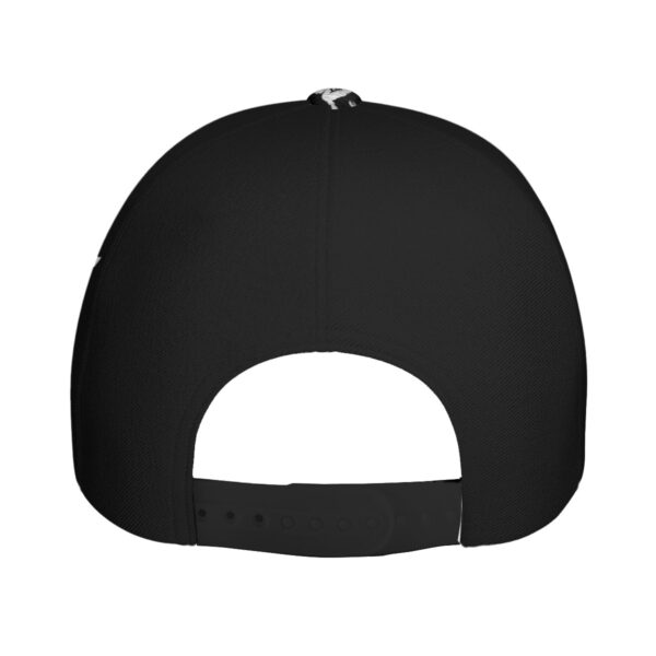 CrazyStreetwear.com Black Peaked Cap with White 'NOT FOR ME' Print - Fashion Streetwear Accessory - Image 2